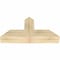 Ekena Millwork Portland Rough Sawn Timber Gable Bracket, Douglas Fir, 36"W x 18"H x 6"D x 6"F, 12/12 Pitch GBW036X18X0606POR00RDF - alternate 2